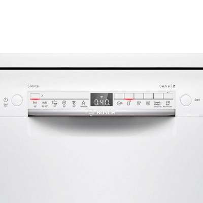 Lavavajillas Bosch Home Connect 60cm, 12 servicios, blanco - SMS2HKW00E